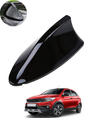 MSNP Car Shark Fin Antenna Roof Aerial Base Am/Fm Signal Black For Car 268 Waterproof Car Shark Fin Roof Antenna Black For Tiago Ngr Satellite Vehicle Antenna