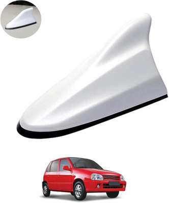 MATIES Waterproof Car Shark Fin Antenna Roof Areial Base White 330 Car Shark Fin Antenna Roof Am/Fm Signal White For ZenMaruti Suzuki2004 Satellite Vehicle Antenna