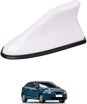 MATIES White Shark Antenna Waterproof And Unique Design For Vehicle -31 Car Shark Fin Antenna Roof Aerial Base Am/Fm Signal Receiver White For Car -31 Satellite Vehicle Antenna