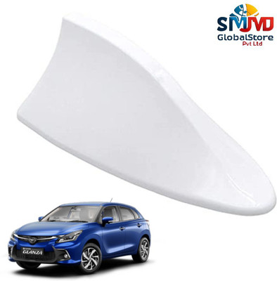 Smjmd Global Store Universal Shark Fin White Car Antenna For All Car Models of Glanza Satellite Vehicle Antenna