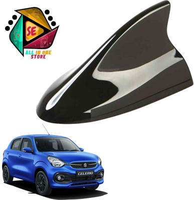 Sakshionline Store Universal Shark Fin Style Black Car Antenna AM/FM Radio for Celerio Satellite Vehicle Antenna