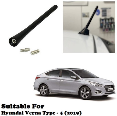 OOLTAH PAHIYA Premium Rod For Car AM/FM Roof Signal Receiver Antenna_1206 Mast Aerial With Aluminium Quality Antenna for - VERNA T-4 (2019) Satellite Vehicle Antenna