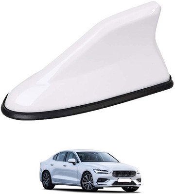 RKPSP White Car Shark Fin Radio Signal Anteena Waterproof For Roof Universal-188 Car Anteena Satellite Vehicle Antenna