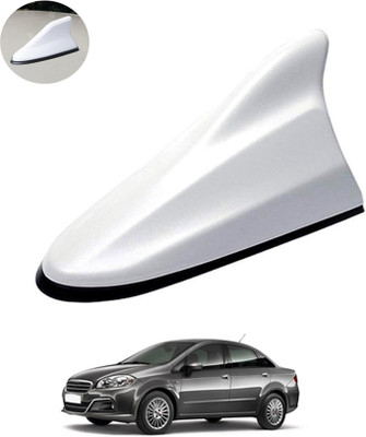 MATIES Waterproof Car Shark Fin Antenna Roof Areial Base White 177 Car Shark Fin Antenna Roof Aerial Base Am/Fm Signal White For LineaFiat2009 Satellite Vehicle Antenna