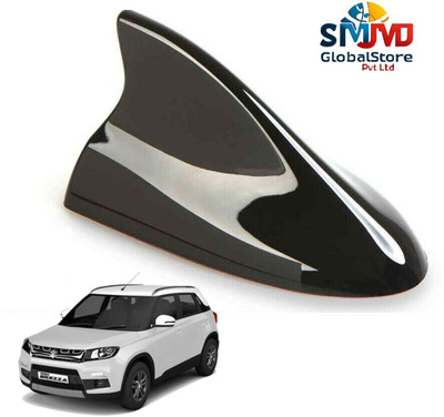Smjmd Global Store Universal Shark Fin Black Car Antenna For Brezza Satellite Vehicle Antenna