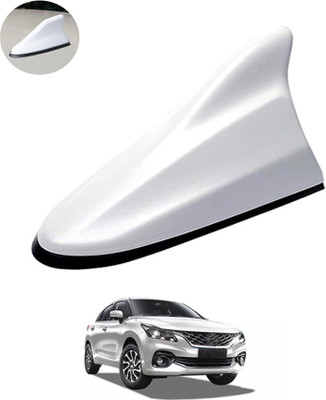 MATIES Waterproof Car Shark Fin Antenna Roof Areial Base White 32 Car Shark Fin Antenna Roof Am/Fm Signal White For BalenoMaruti Suzuki2022 Satellite Vehicle Antenna