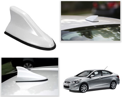 PEEPS STORE Peeps shark-white Hyundai Verna 2018 peepsstore pack of 1 antenna for car Satellite Vehicle Antenna