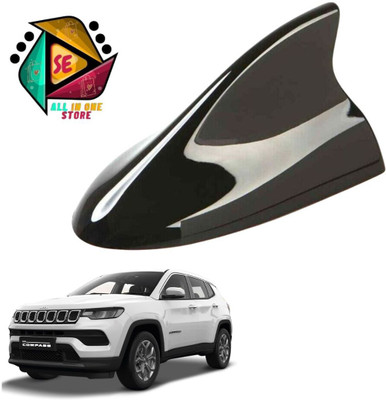 Sakshionline Store Universal Shark Fin Black Car Antenna AM/FM Radio for Compass Trailhawk Satellite Vehicle Antenna