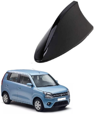 SPREADX Shark Fin Roof Antenna Aerial ABS AM/FM Radio Signal for Wagon-r Type-4 - Black Whip Vehicle Antenna