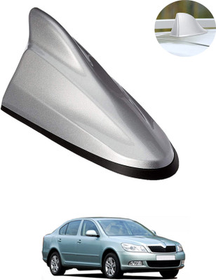 MATIES Car Shark Fin Antenna Roof Aerial Base Am/Fm Signal Silver For Car 176 Waterproof Car Shark Fin Roof Antenna Silver For LauraSkoda2009 Satellite Vehicle Antenna