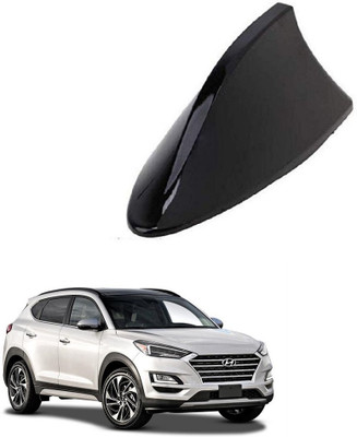 SPREADX Shark Fin Roof Antenna Aerial ABS AM/FM Radio Signal for Hyundai Tucson - Black Whip Vehicle Antenna