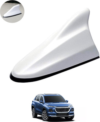 MATIES Waterproof Car Shark Fin Antenna Roof Areial Base White 126 Car Shark Fin Antenna Roof Am/Fm Signal White For Grand VitaraMaruti Suzuki2022 Satellite Vehicle Antenna