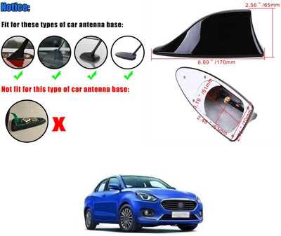 XZRTZ Shark Fin Antenna AM FM Signal Roof Aerial Adhesive Fit – Black R8 Shark Fin Antenna AM FM Signal Roof Aerial Adhesive Fit R8 Satellite Vehicle Antenna