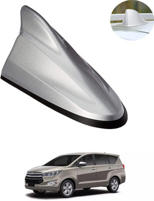 MATIES Car Shark Fin Antenna Roof Aerial Base Am/Fm Signal Silver For Car 152 Waterproof Car Shark Fin Roof Antenna Silver For Innova CrystaToyota2016 Satellite Vehicle Antenna