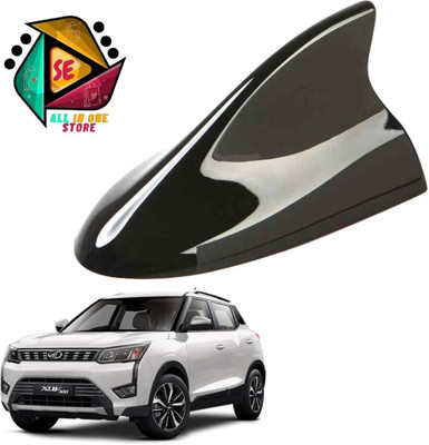 Sakshionline Store Universal Shark Fin Style Black Car Antenna AM/FM Radio for XUV300 Satellite Vehicle Antenna