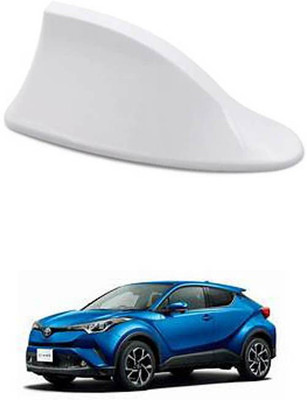 FKOK Car Shark Fin Antenna (White) For C-HR Satellite Vehicle Antenna