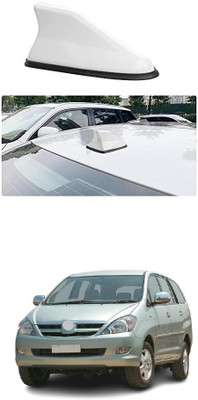 Suprozo Car roof shark fin antenna white for T o y o t a Innova Aerial Shark Antenna Whip Vehicle Antenna