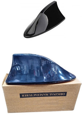 SPREADX Shark Fin Roof Antenna Aerial ABS AM/FM Radio Signal for Hyundai i10 - Black Whip Vehicle Antenna