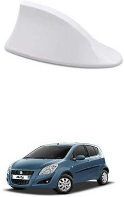 FKOK Car Shark Fin Antenna (White) For Ritz Satellite Vehicle Antenna