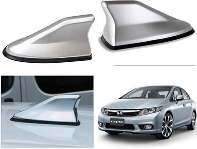 PEEPS STORE PS Silver SF Antenna Civic 2011 2016 peepsstore pack of 1 antenna for car Satellite Vehicle Antenna