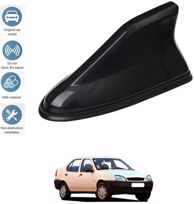 RKPSP Black Car Shark Fin Radio Signal Waterproof Anteena For Roof Universal-119 Car Anteena Satellite Vehicle Antenna
