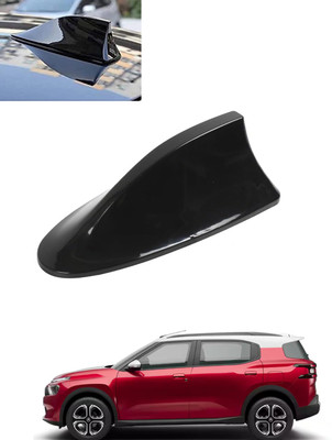MATIES Shark Fin Roof Antenna FM/AM Signal Receiver Car Antenna Black-43 Car Shark Fin Antenna, Universal Car Aerial Satellite Vehicle Antenna