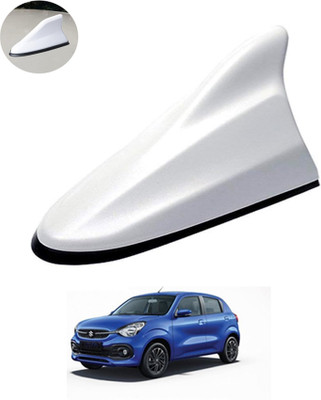 MATIES Waterproof Car Shark Fin Antenna Roof Areial Base White 54 Car Shark Fin Antenna Roof Am/Fm Signal White For CelerioMaruti Suzuki2021 Satellite Vehicle Antenna