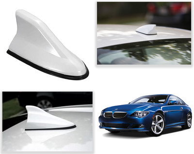 PEEPS STORE Peeps shark-white BMW 6 Series Satellite Vehicle Antenna