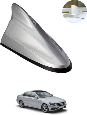 MATIES Car Shark Fin Antenna Roof Aerial Base Am/Fm Signal Silver For Car 78 Waterproof Car Shark Fin Roof Antenna Silver For E200Mercedes Benz2021 Satellite Vehicle Antenna