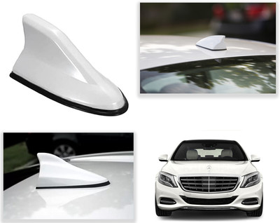 PEEPS STORE Peeps shark-white Mercedesbenz S Class peepsstore pack of 1 antenna for car Satellite Vehicle Antenna
