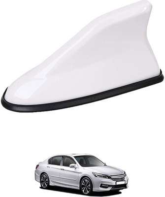 MATIES White Shark Antenna Waterproof And Unique Design For Vehicle -06 Car Shark Fin Antenna Roof Aerial Base Am/Fm Signal Receiver White For Car -06 Satellite Vehicle Antenna
