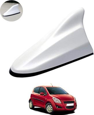 MATIES Waterproof Car Shark Fin Antenna Roof Areial Base White 218 Car Shark Fin Antenna Roof Am/Fm Signal White For RitzMaruti Suzuki2009 Satellite Vehicle Antenna