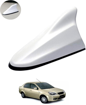 MATIES Waterproof Car Shark Fin Antenna Roof Areial Base White 104 Car Shark Fin Antenna Roof Am/Fm Signal White For Fiesta ClassicFord2006 Satellite Vehicle Antenna