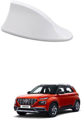 FKOK Car Shark Fin Antenna (White) For Venue Satellite Vehicle Antenna