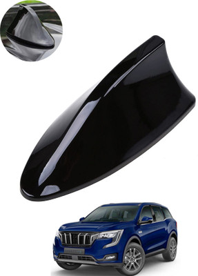 MATIES Car Shark Fin Antenna Roof Aerial Base Am/Fm Signal Black For Car 323 Waterproof Car Shark Fin Roof Antenna Black Satellite Vehicle Antenna