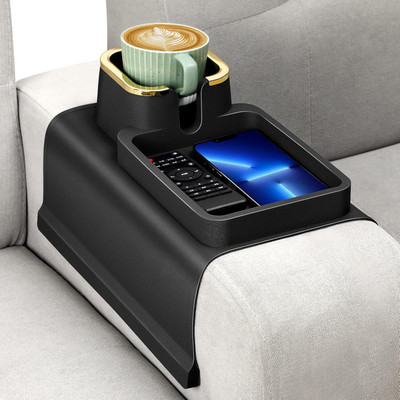 BLURISM Couch Tray Silicone Cup Holder Car Armrest(NA, NA)