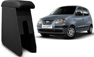 PSG Santro Xing Wooden Custom Fit Black Color For All Models Car Armrest