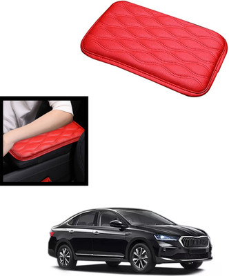 monolive Universal Red Square Hand Pain Releif Armrest/Handrest Cover For Car 243 Car Armrest(Skoda, Universal For Car)