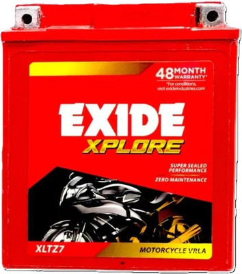 EXIDE XPLORE XLTZ7 12 Ah Battery for Bike