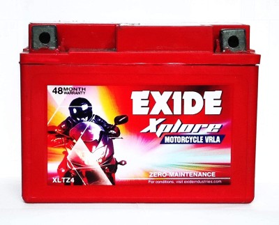 EXIDE FXL0-XLTZ4 7 Ah Battery for Bike