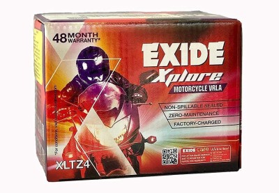 EXIDE Xltz4 7 Ah Battery for Bike