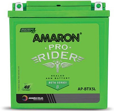 amaron ABR-PR-12APBTX50 5 Ah Battery for Bike