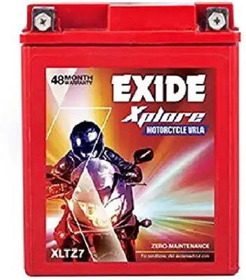 EXIDE XLTZ7 7 Ah Battery for Bike