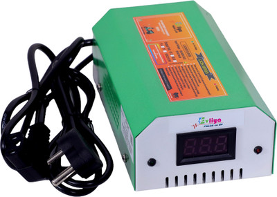 EVLIYA 60v 6amp Auto Cutoff 69.35v With Display Charger T-TYPE for Electric Scooter 32 Ah Battery for All Vehicles
