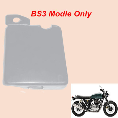 GOLSM BS3 Vehicle Battery Cover Chrome For Royal E-nfield Twin 14 Ah Battery for Bike