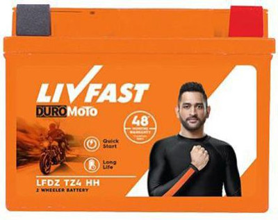 Livfast LFDBTZ4 4 Ah Battery for Bike