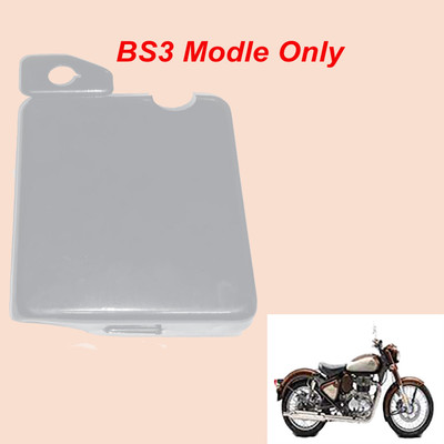 GOLSM BS3 Vehicle Battery Cover Chrome For Royal E-nfield Classic Chrome 14 Ah Battery for Bike