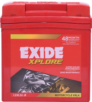 EXIDE Xplore 5LB 7 Ah Battery for Bike