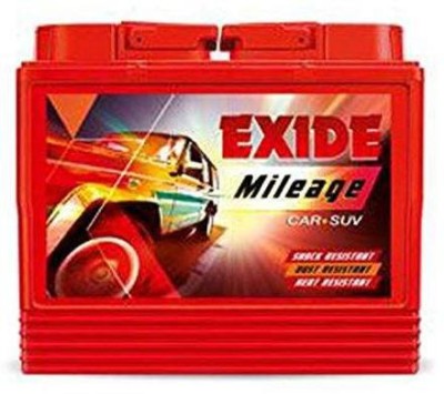 EXIDE Mileage Din60-60ah Car Battery 60 Ah Battery for Car