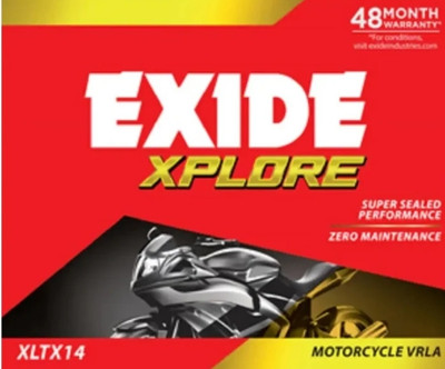 EXIDE Xplore 12XL14L-A2 Battery 12 Ah Battery for Bike